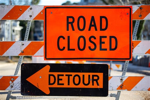 Part of Bluff Road in Ascension Parish to be fully closed as construction continues