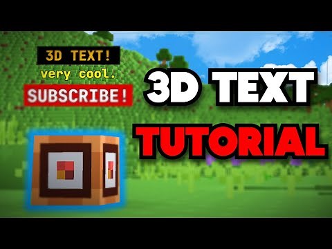 How To Add A 3D Text Sign In Bloxd.io! || BLOXD.IO TUTORIAL