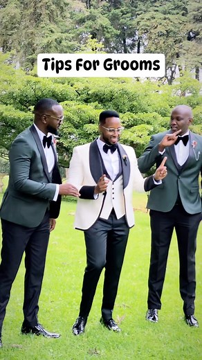 Groom-to-be tips for the big day: -Plan ahead: organize details and timelines. -Grooming: get a fresh haircut and shave. -Prep attire and accessories in advance. -Pack essentials: cologne, breath mints, etc. -Thoughtful gift for the bride. -Stay hydrated, eat well for energy. -Relax: try meditation or deep breathing. -Communicate with groomsmen about roles. -Be aware of the day’s timeline. Most importantly, have fun and cherish the moments! ✨Send this to a groom to be 😎🥰 Groom & Groomsmen Tuxe