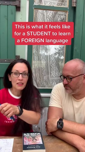 This is what it feels like for a student to learn a foreign language #languageteacherfamily #olympicspirit #gibberish