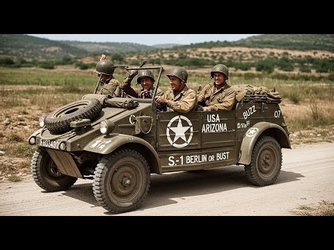 American Soldiers Test German Kübelwagen — Laugh at Its Tiny 25 HP Engine