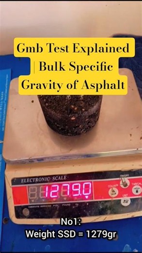 Gmb Test Explained | Bulk Specific Gravity of Asphalt