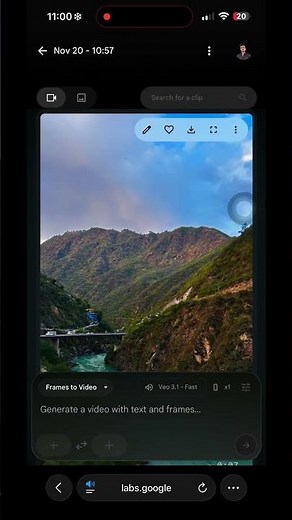 How to save video from Flow Ai