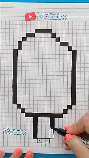 KAWAII PIXEL ART ICE CREAM - PIXELATED
