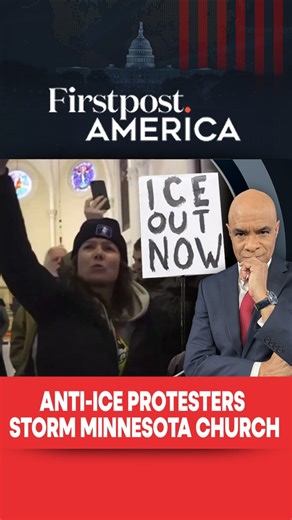 #FirstpostAmerica: Anti-ICE protesters disrupted a Sunday church service in St. Paul, Minnesota, after storming into Cities Church during prayers. The group accused Pastor David Eastwood of secretly working with US Immigration and Customs Enforcement and directing immigration raids. Protesters shouted at worshippers and interrupted the service, leaving congregants, including children, shaken. The incident was livestreamed by former CNN host Don Lemon and quickly went viral online. Following the 