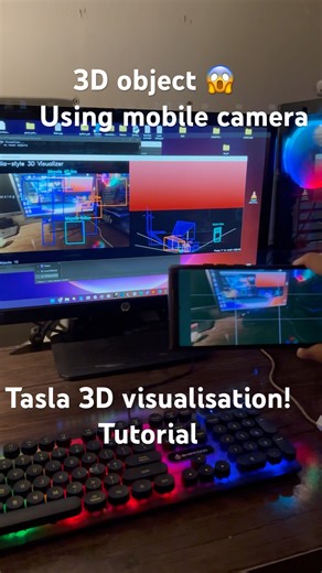 Tasla 3D visualisation #technology #ai #robotics #3dvisualization