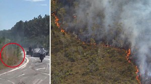 Investigation launched after footage of possible source of Sunshine Coast bushfire emerges