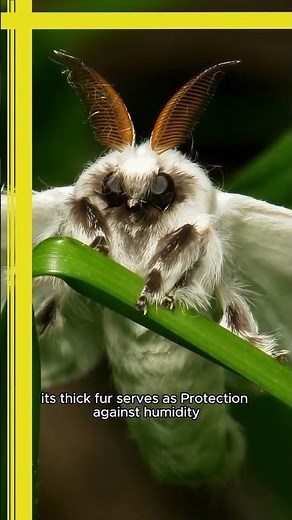 🦋 The Venezuelan Poodle Moth — Nature’s Fluffiest Mystery! 🤍
