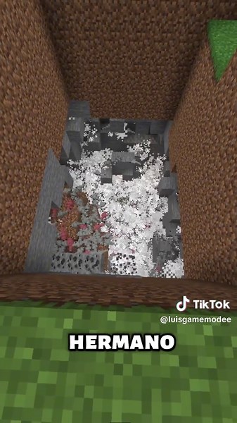 Truco grande con Silverfish en Minecraft