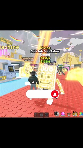 I got the Divine Sahur job" #shorts #stealabrainrot