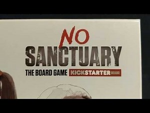 The Walking Dead: No Sanctuary - Kickstarter stretch goals - board game unboxing