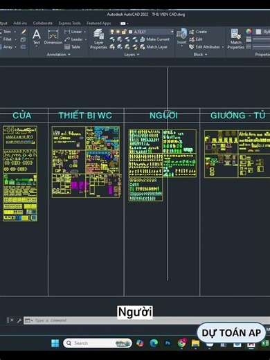 Danh sách thư viện AutoCad #autocad
