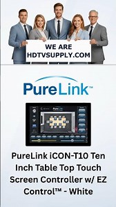 PureLink iCON-T10 Ten Inch Table Top Touch Screen Controller w/ EZ Control™ - White