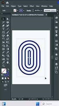 Adobe Illustrator 2026 - Tips for creating Warp mask Effects #ducthangds #logo #illustrator #short