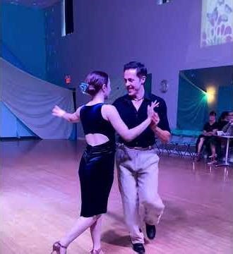 Emma K. Milonga w/Instructor Fabio B. at SPRING Showcase @Forever Dancing Ballroom