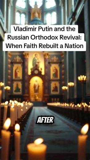 Vladimir Putin and the Russian Orthodox Revival: When Faith Rebuilt a Nation Vladimir Putin religion politics, Russian Orthodox Church revival, post Soviet Christianity Russia, church and state modern example, religion and nationalism Russia, Orthodox Christianity politics, faith and patriotism connection, political use of religion today, modern church state alliance, religion and power analysis #ChristianHistory #ChurchAndState #ReligionAndPower #OrthodoxChristianity #HiddenHistory