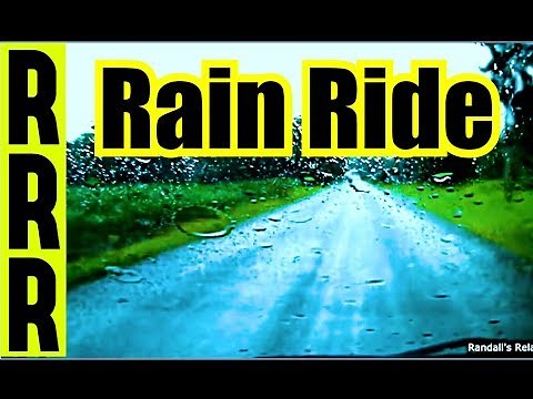 DRIVING IN RAIN = CAR SOUNDS + RAIN SOUNDS / RAIN ON CAR for RELAXING RAIN RIDE