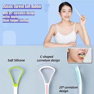 [Hot Item] Colorful Eco-Friendly Wheat Straw Tongue Cleaner Scraper