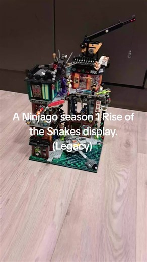 Ninjago season 1 Rise of the Snakes display (Legacy) Part 1 #ninjago