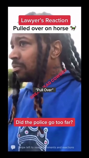 Cowboy is pulled over on his way to work. Was he committing a crime or did the police go too far? Guess! (Recommended by @thatgixxer1000guy!) #lawyer #lawyersoftiktok #lawtok #attorneysoftiktok