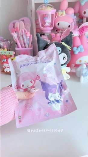 Cute my melody and kuromi blind bag 🎀💗💜 #sanrio #miniso #blindbag #kuromi #minisoidrekomen
