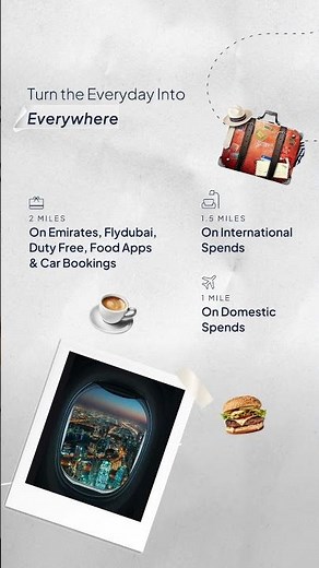 Turn your everyday spending into Emirates Skywards Miles