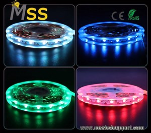 [Hot Item] S Shape Zig Zag Foldable Bendable 12V 24V RGB LED Strip Light RGB LED