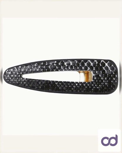Gemelli Python Clip in Black