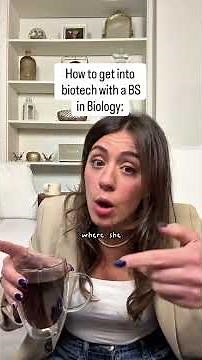 How to get into biotech with a BS in Biology! Full EP out now on main channel #biology #premed #bio