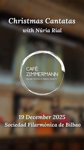 Ensemble Café Zimmermann on Instagram: "✨️ Christmas Cantatas with Núria Rial ✨️ Yesterday marked the final concert of our Christmas tour, bringing it to a close with deep emotion. Huge congratulations to the musicians and to the extraordinary Núria Rial ♥️ We look forward to seeing you again in the new year, until then, warm holiday wishes to all of you! 🎄 Núria Rial, soprano @nuria.rial.7 Café zimmermann Direction Pablo Valetti Karel Valter, traverso Patrick Beaugiraud, oboe @patrickbeaugirau