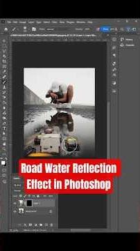 Amazing Road Water Reflection Effect in Photoshop - Photoshop tutorials #enigmaticgallery