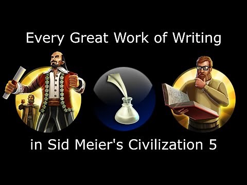 Every Great Work of Writing in Civilization 5