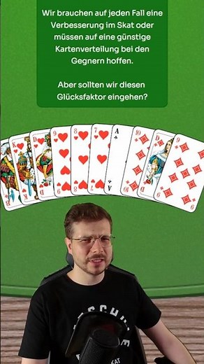 Skat ist kein Glücksspiel – Skat ist Können!