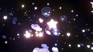 Looped Cartoon Glowing Stars Clouds Bubbles Stock Footage Video (100% Royalty-free) 1068896165 | Shutterstock