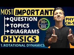 Most Important Questions of chapter 1 Rotational dynamics physics class 12th #newindianera #nie