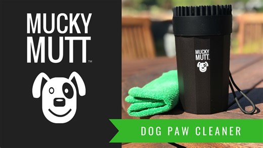 Watch Mucky Mutt Dog Paw Cleaner Bath Brush Kit Unboxing on Amazon Live