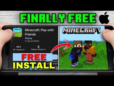 How to INSTALL MINECRAFT for FREE on iPhone ✅ Download FREE Minecraft on IOS [iphone and iPad]
