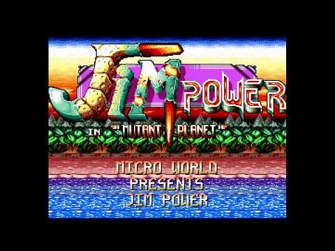 Jim Power in Mutant Planet (PC Engine CD) – Introduction et écran-titre (Japon - NTSC) – 1080p