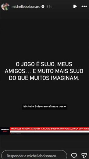 Michele Bolsonaro and Flávio Bolsonaro get into a physical fight.