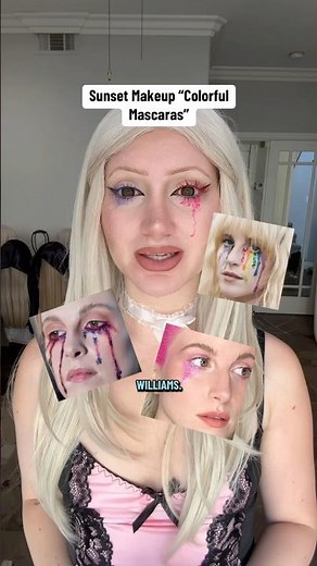 Colorful Mascara Tears 😭