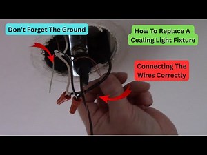 How To Replace A Ceiling Light Fixture