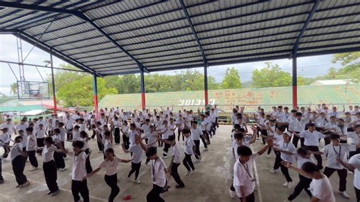 163 reactions · 22 shares | For their PE performance task, the Grade 12 students created a dance routine using the fundamental steps, set to the music of the Palarong Pambansa. #highlight #Palarongpambansadancechallenge #hilightseveryonefollowers #viralreelschallenge2025viralreelschallengejaiviralreelschallengeviralreelschallenge #fypviralシ #GurongMATATAG #teacherlife | John Christopher | Facebook