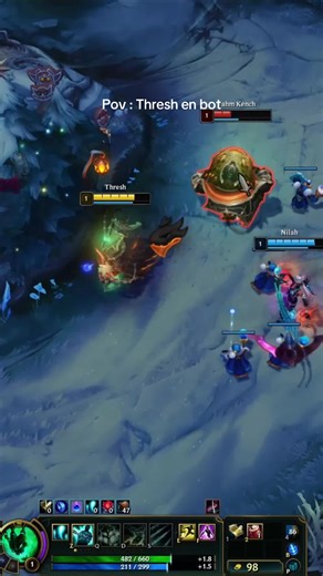 Thrilling Thresh Plays in League of Legends Bot Lane