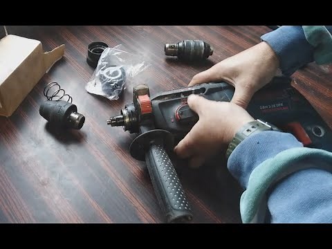 How to change head tool holder on Bosch Hammer Drill Bosch GBH 2 26 DFR