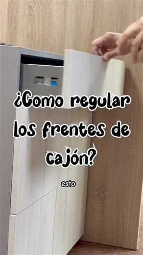 How to adjust the fronts of Hettich Atira drawers?