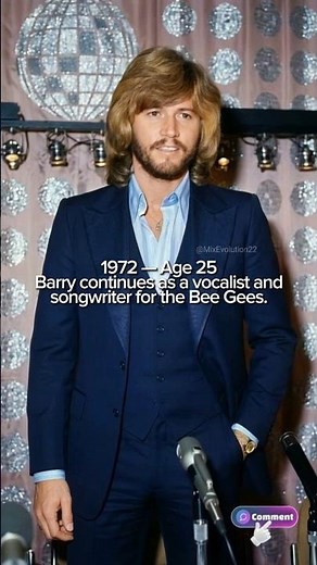 Barry Gibb Evolution | Age 20 to 79 | Bee Gees Evolution #barrygibb #beegees #80smusic