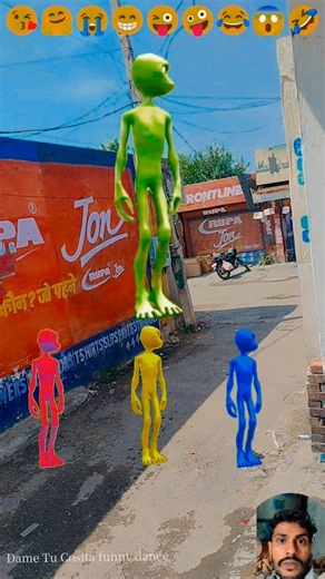 Dame Tu Cosita 👽😂 Crazy Alien Dance | Funny Dance #Shorts Day 61