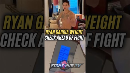 Ryan Garcia displays incredible physique and weight before Barrios showdown