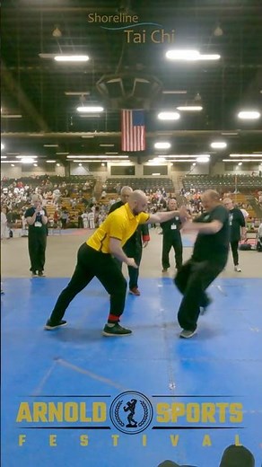 Applied Tai Chi Chuan - Push Hands - REAL DEMONSTRATION - #Shorts