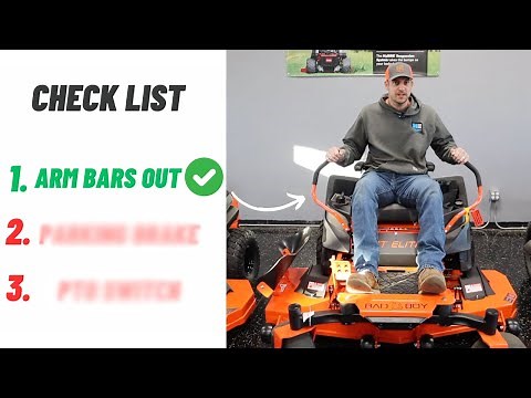 How to Start a Zero Turn Lawn Mower (Any Brand)